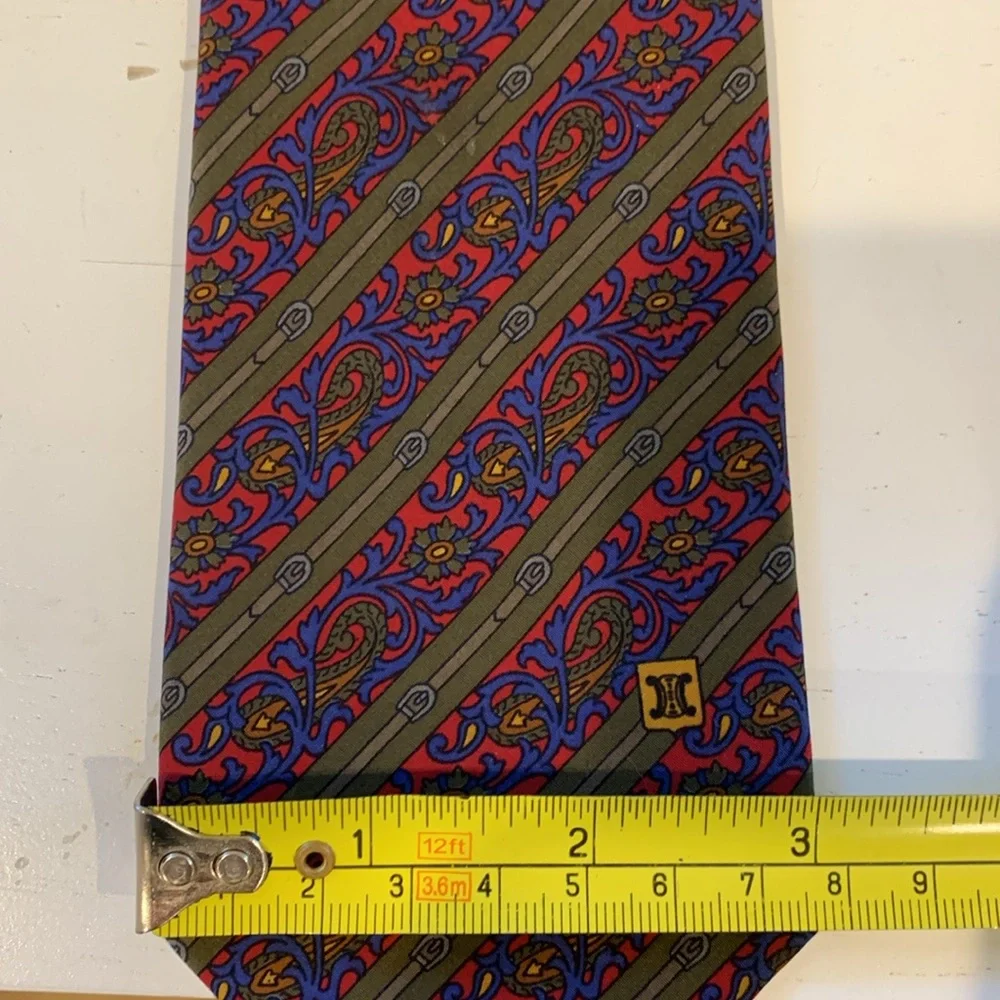 CELINE PARIS SILK TIE - Picture 4 of 6